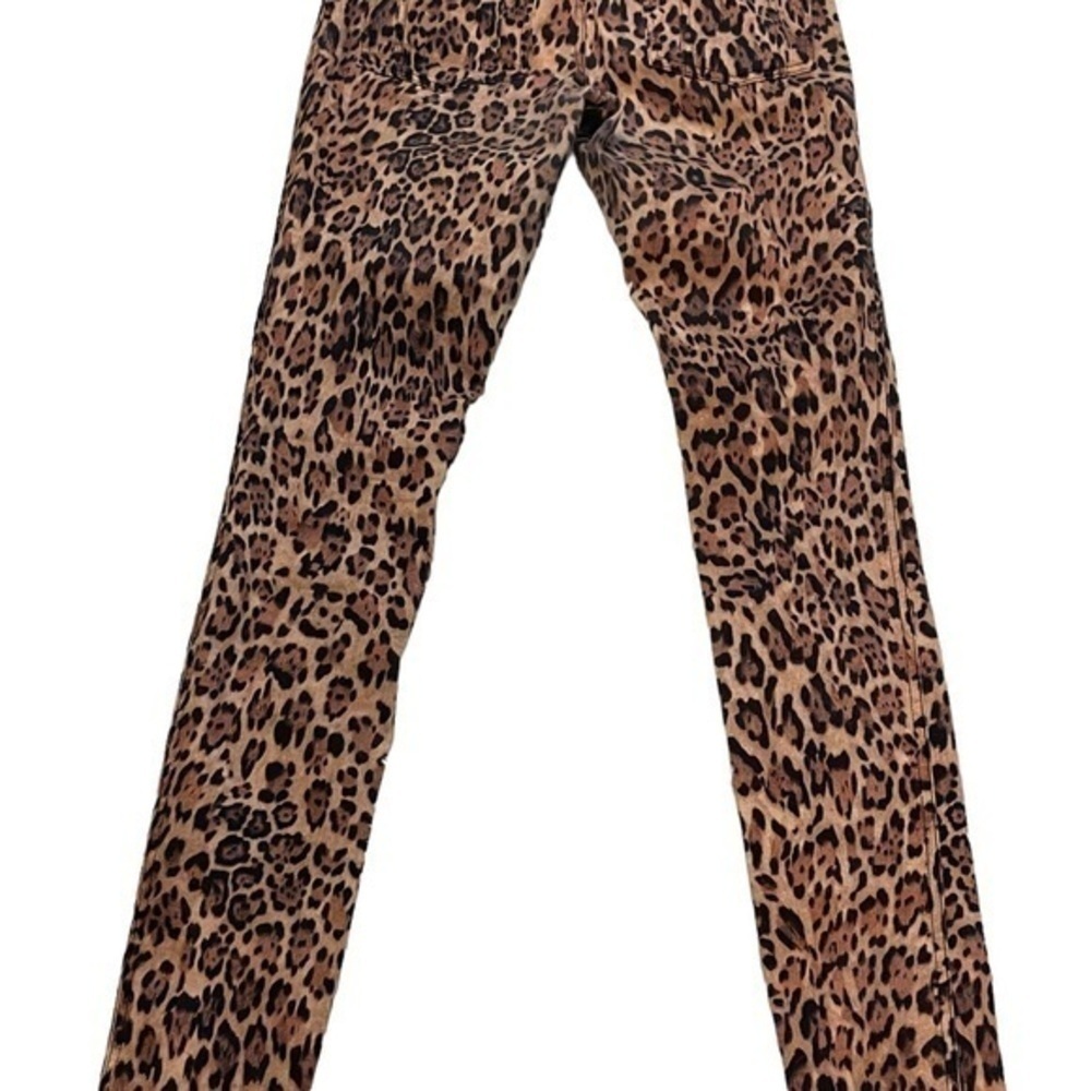 Alice + Olivia 5-Pocket Jeans leopard NWOT - Picture 4 of 6